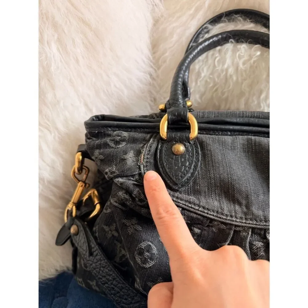 Louis vuitton Denim Neo Cabby MM Black